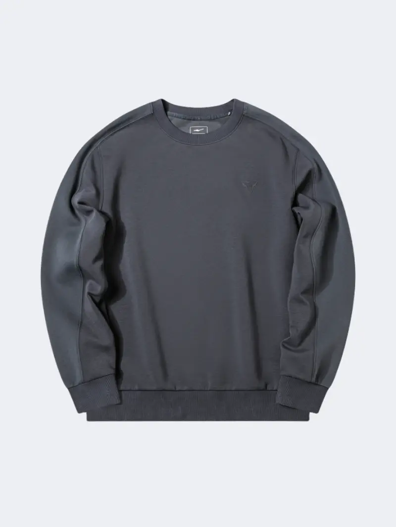 Erke Men'S Dark Grey Training Sweatshirt 1