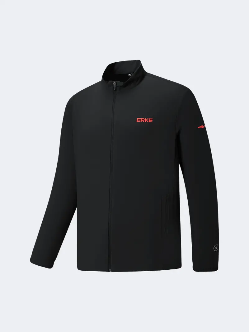 Erke Men'S Lightweight Windbreaker Jacket – Black 1