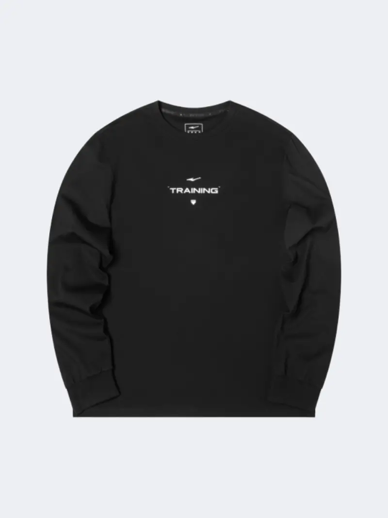 Erke Men'S Training Pullover Sweatshirt In Black 1