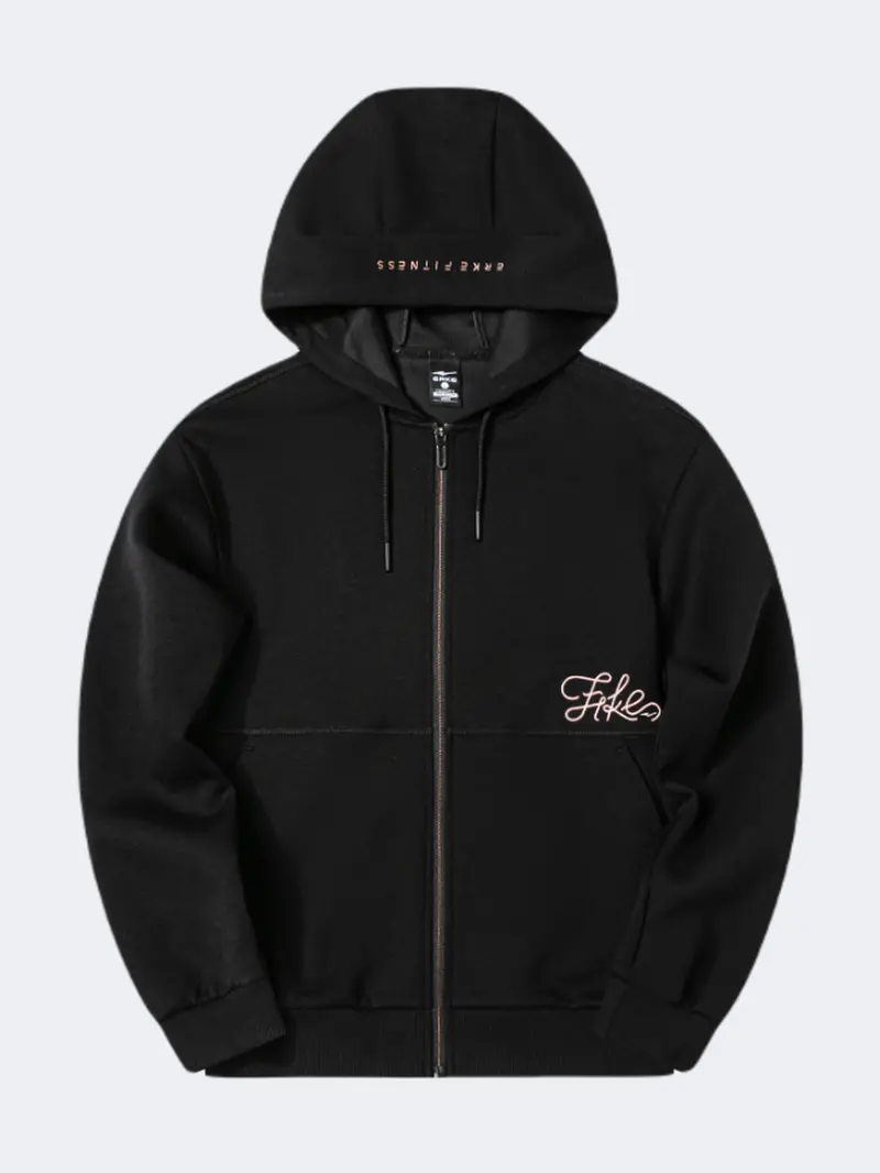 Erke Women'S Black Training Hoodie 1