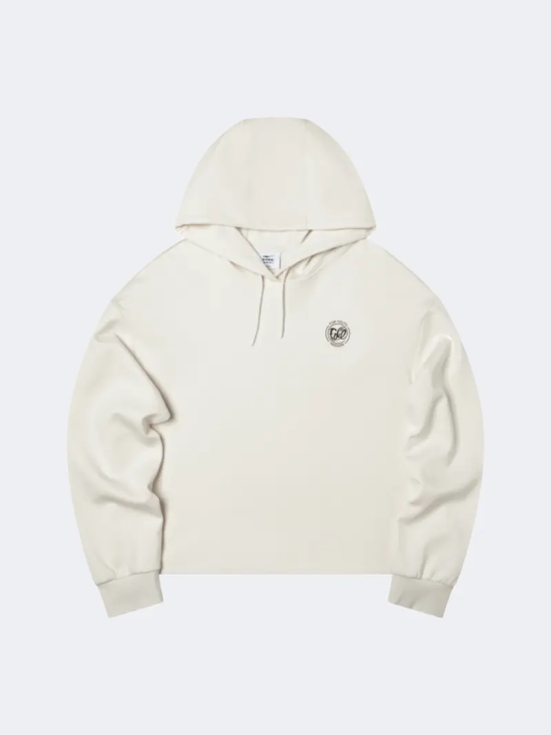 Erke Women'S Clean-Line Pullover Hoodie – Glacier White 1