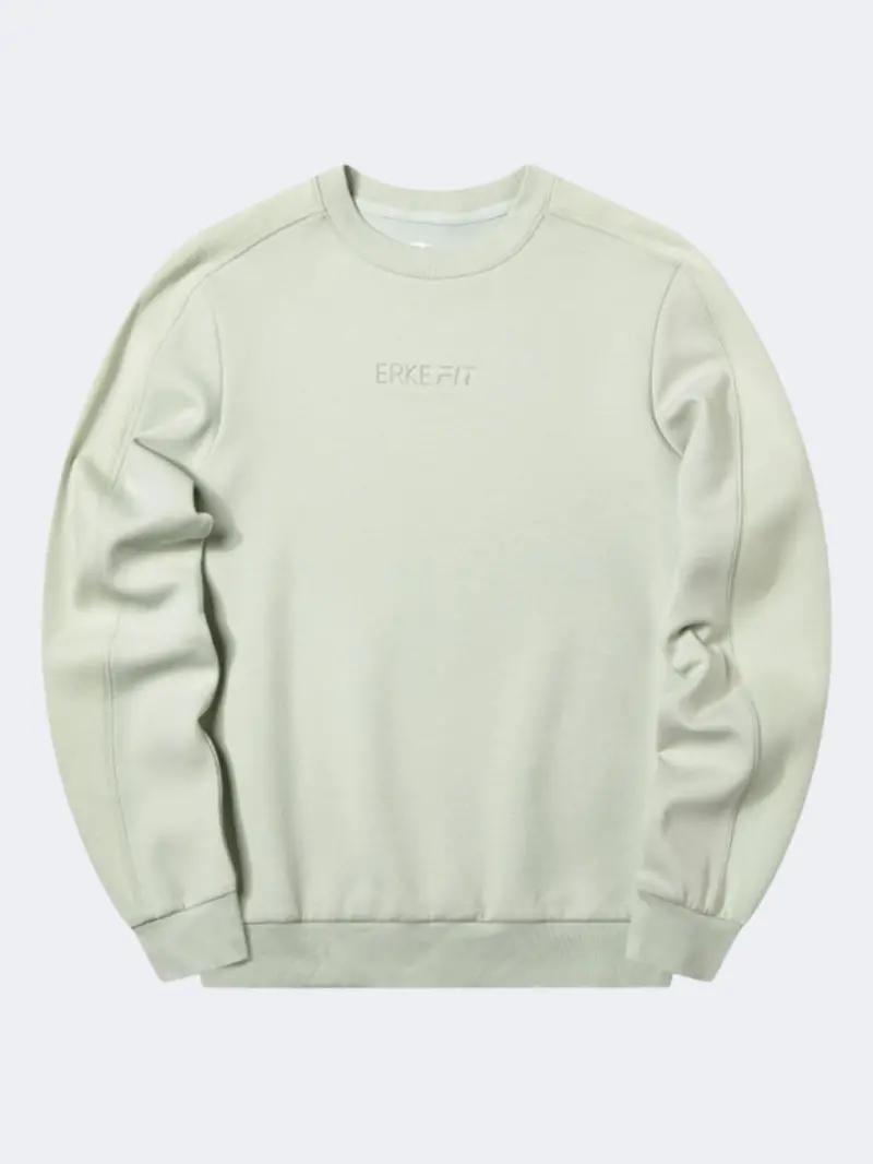 Erke Women'S Comfort-Focused Training Sweatshirt – Light Green 1