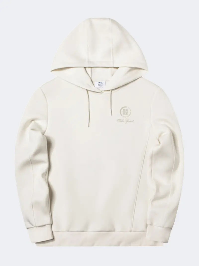 Erke Women'S Minimalist Lifestyle Hoodie – Glacier White 1