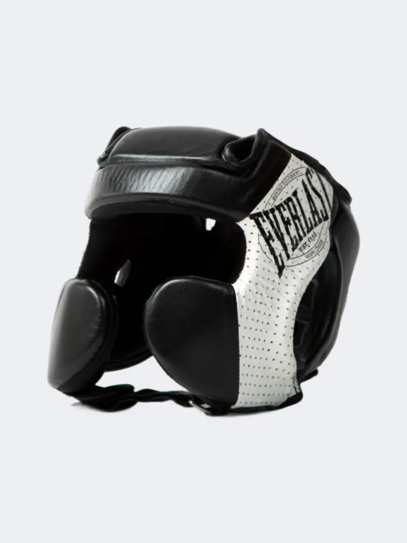 Everlast 1910 Boxing Hand Wraps & Protection Kit – Black/White 1