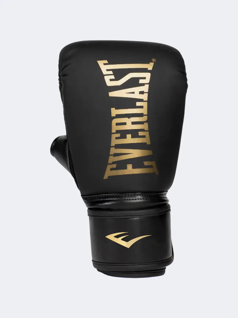 Everlast Cardio Elite Boxing Gloves – Unisex Black & Gold 1