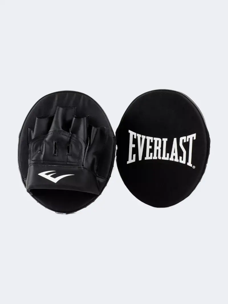 Everlast Core Punch Mitts – Unisex Boxing Training Gloves, Black 1