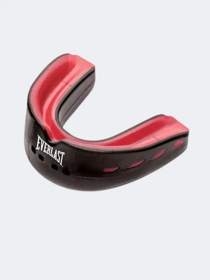 Everlast Double-Hand Boxing Gloves – Unisex, Black & Red 1