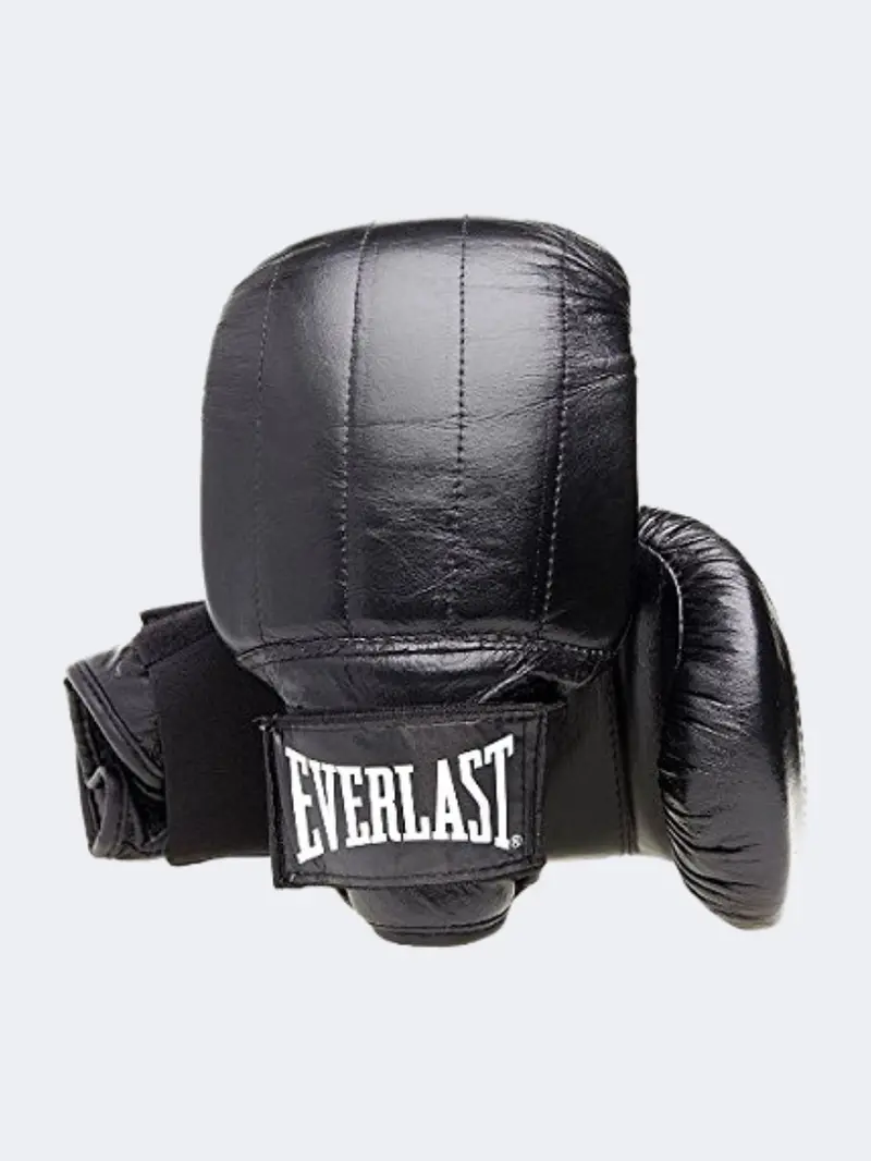 Everlast Evh1802 Black Pvc Pro Boxing Gloves With Boston Bag 1
