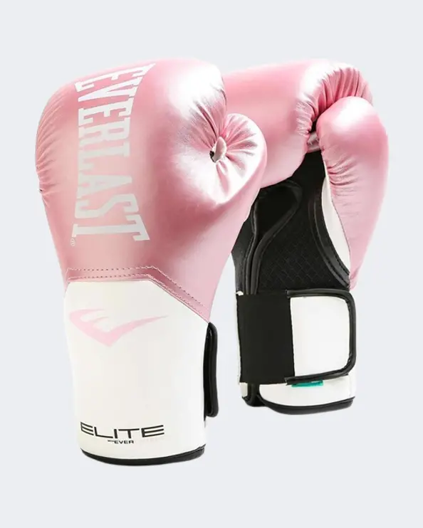 Everlast Pro Style Elite Boxing Gloves – Pink & White, Unisex 1