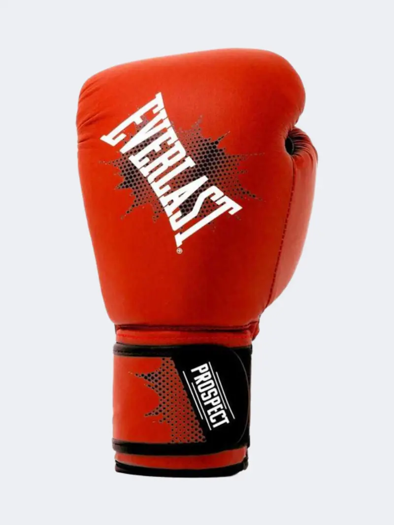 Everlast Prospect Boxing Gloves – Unisex Red And Black Training Gloves 1