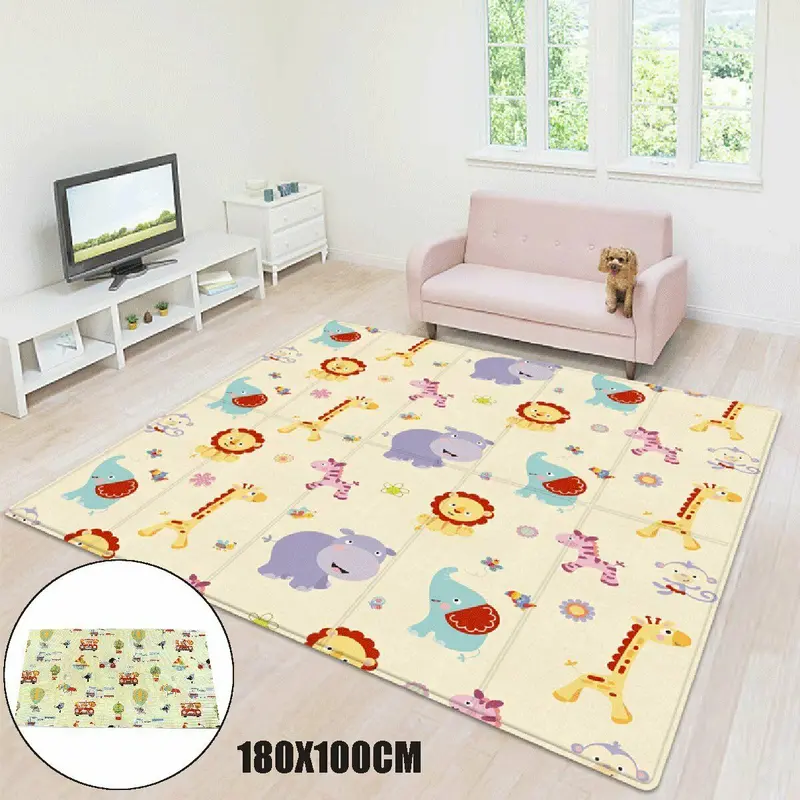 Extra-Large Baby Play Mat – Soft Crawling And Tummy-Time Surface (70" X 39") 1