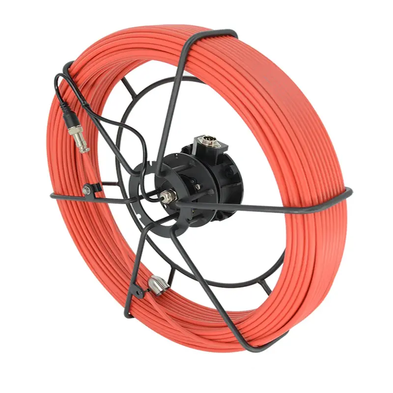 Fiberglass-Pusher Sewer Inspection Camera Reel For Rapid, Durable Pipeline Diagnostics 1