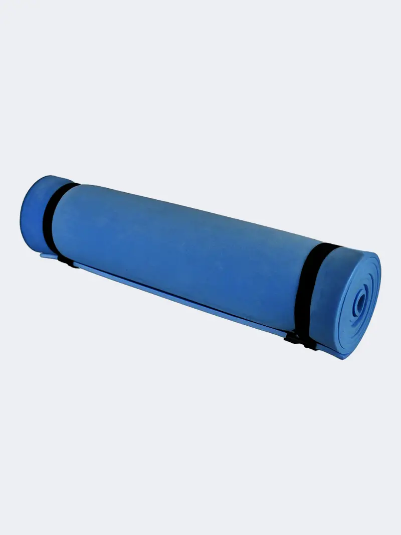 Fitness Factory Camping Mat – 180 X 50 X 0.4 Cm, Dual-Tone Blue/Black 1