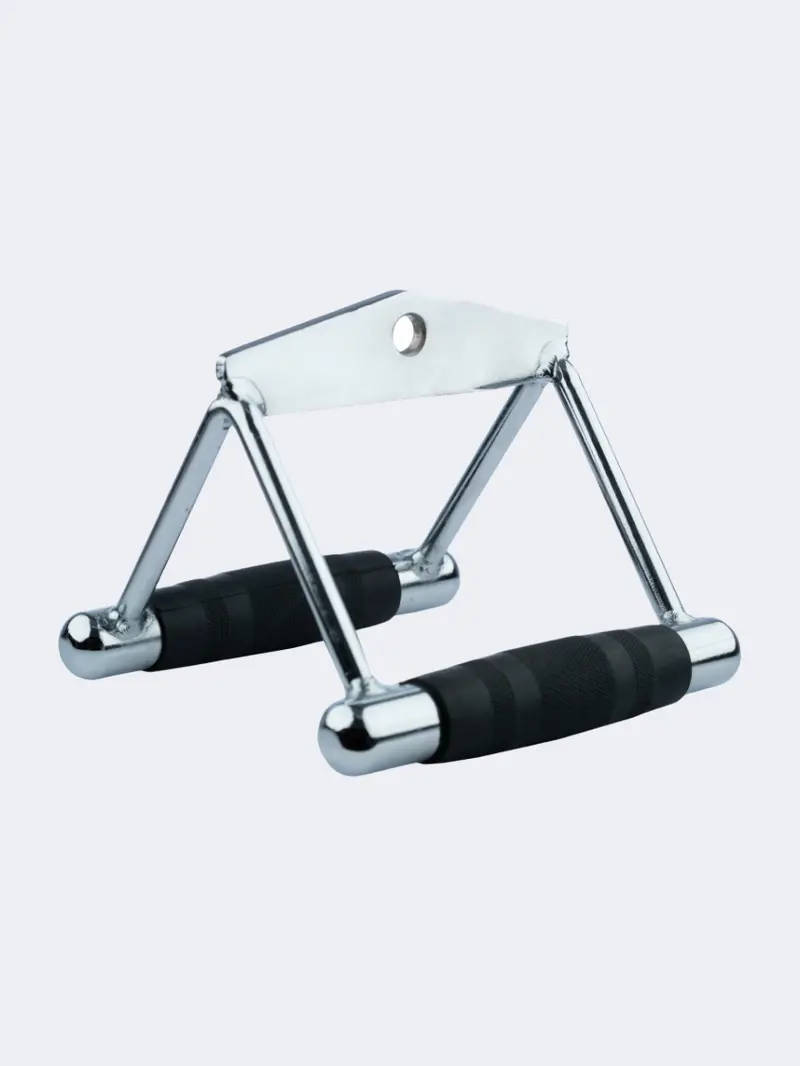 Fitness Factory Seated Narrow-Grip Triangle Bench – Silver And Black 1