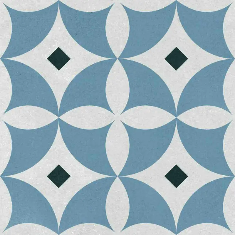 Fnideq Pattern Porcelain Tile – 8X8 Inch Unique Cultural-Inspired Ceramic Tile 1