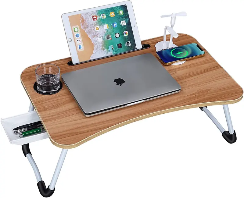 Foldable Lap Desk For Bed Or Couch Use – Lightweight Laptop Tray Stand 1