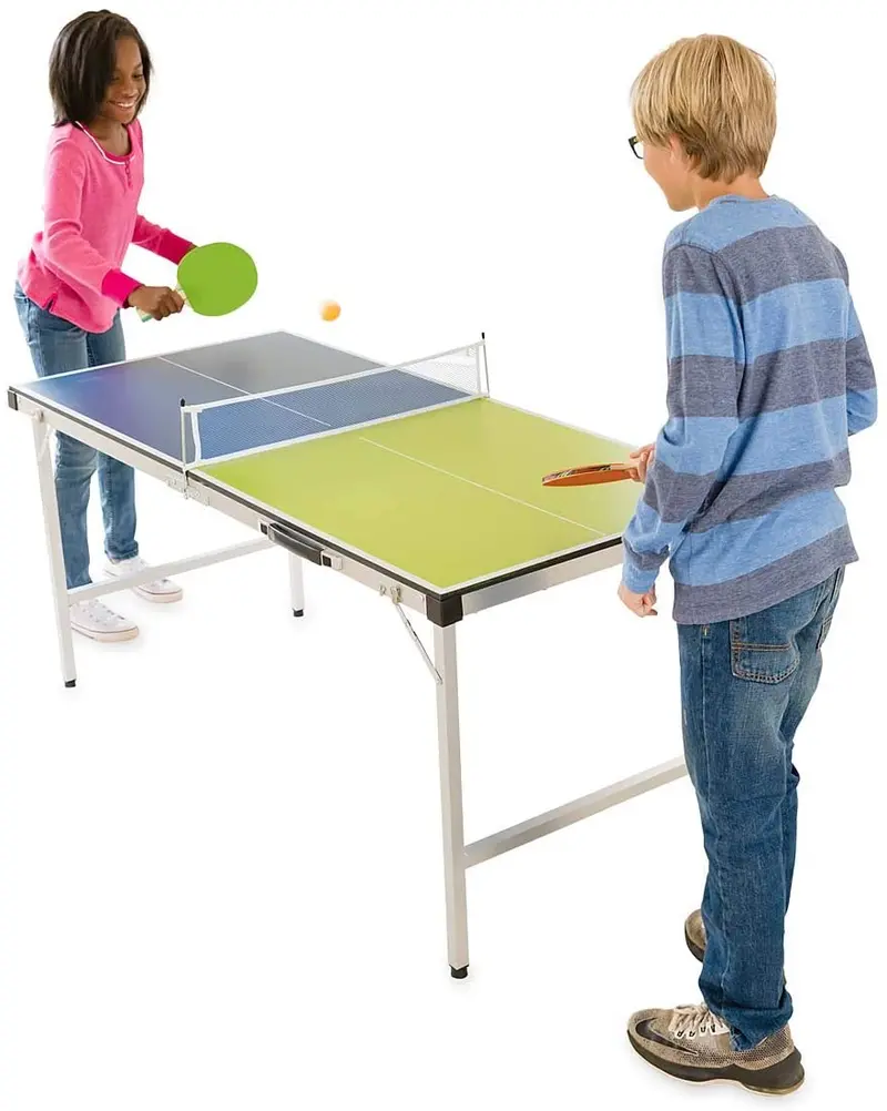 Foldable Mini Ping Pong Table – Compact Indoor Table Tennis Set For Kids 1