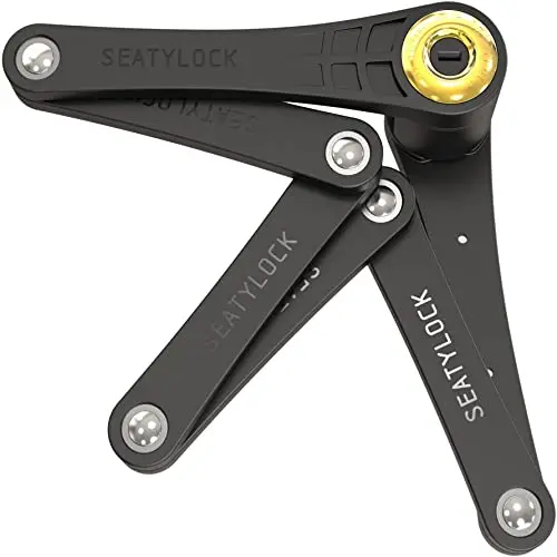 Foldylock Forever Folding Bike Lock – Reinforced Steel Frame, Key-Based Access 1