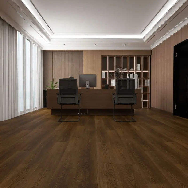 Forest Wine Luxury Vinyl Plank – 9 In X 60 In Rich Toned Wood Look 1