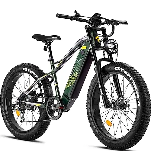 Freesky X-5E Fat-Tire Electric Bike – 750W, 30–80 Mile Range, 32 Mph 1