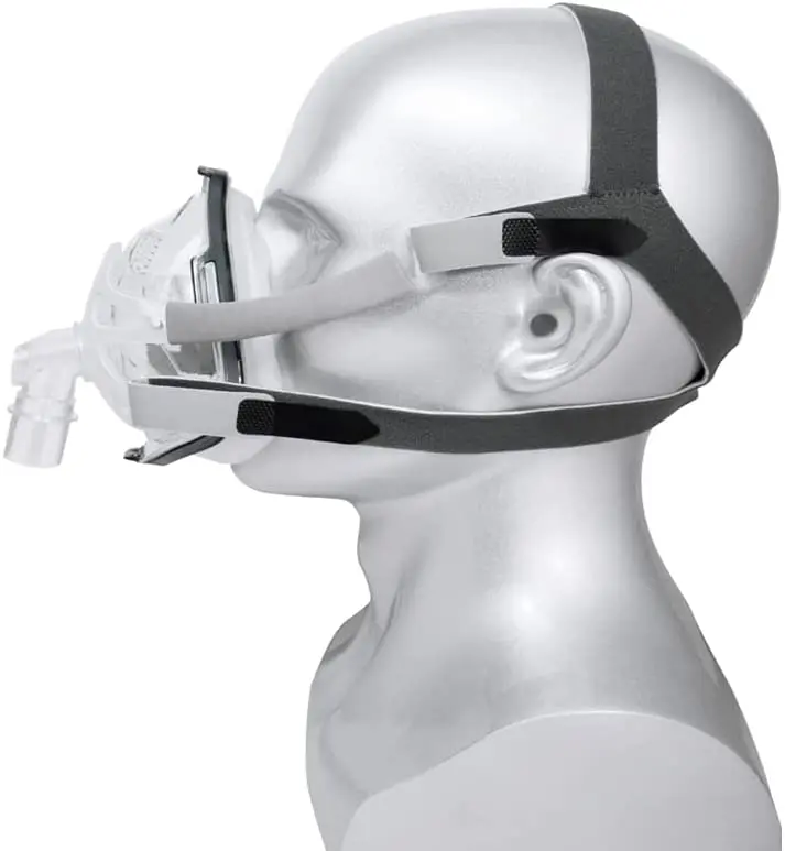 Full-Face Cpap Mask – Universal Fit With Adjustable Headgear & Wide Field Of View 1