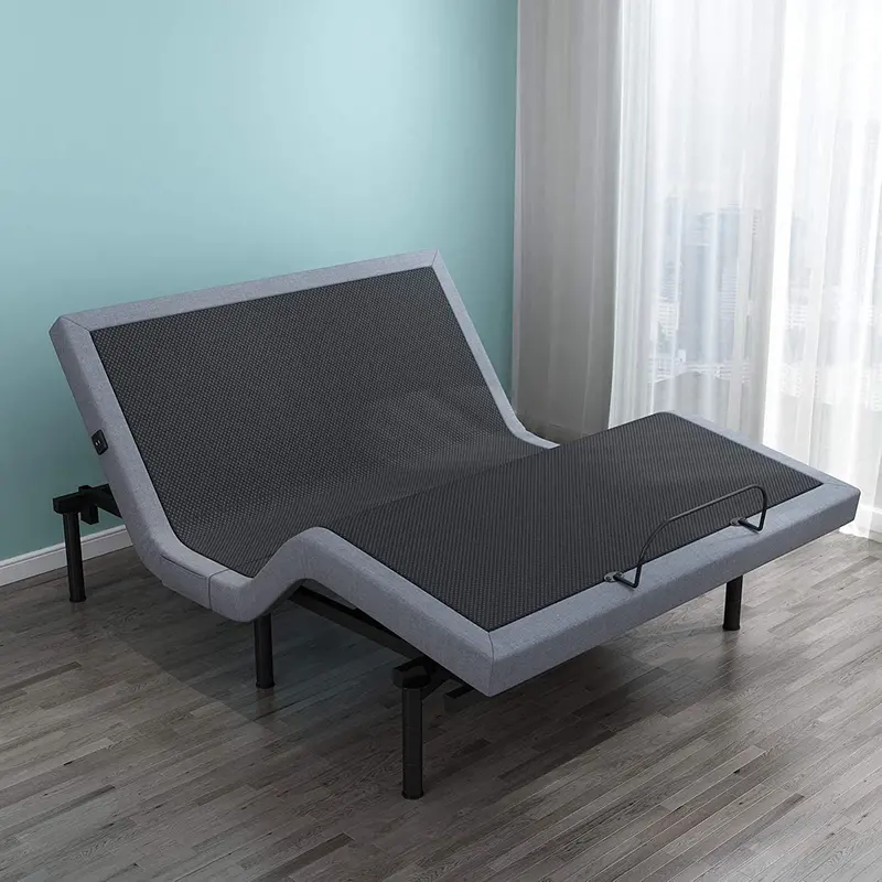 Full-Size Wireless Adjustable Bed Base – Dual-Zone Head & Foot Incline Control 1