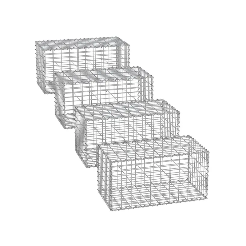 Galvanized Steel Gabion Cage For Garden Landscaping – 100 X 50 X 50 Cm Stone Retaining Basket 1