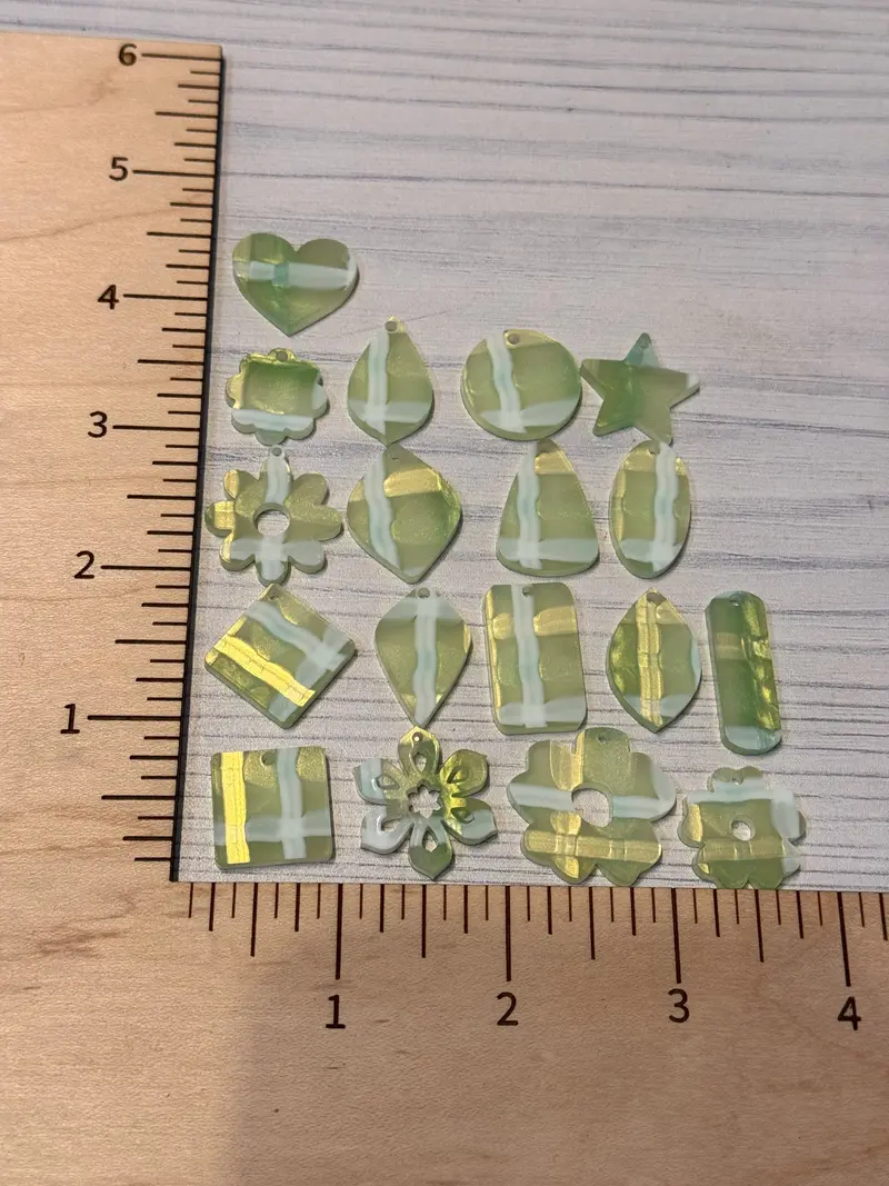 Gilded Green Tartan Plaid Acrylic Sheet 1