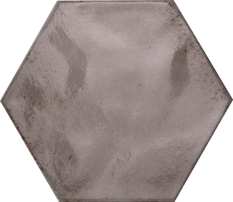 Glossy Beige Washed Porcelain Hex Tile – 9.25 In X 10.75 In 1