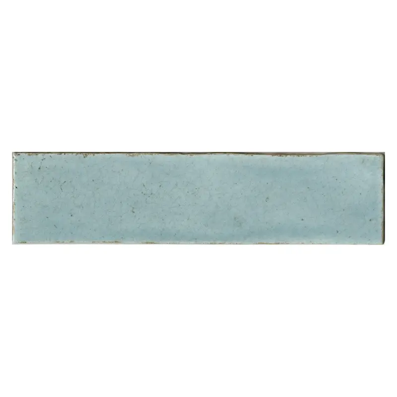 Glossy Crackled Aqua Subway Tile – 3 In X 12 In Ceramic 1