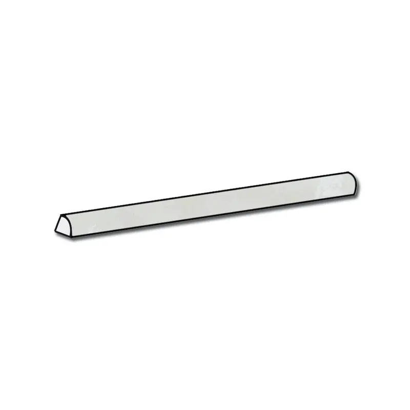 Glossy White Storie Decorative Tile Trim – Clean, Reflective Border 1