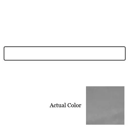 Gray Glossy 1/2X12 Quarter Round Wall Trim Tile 1