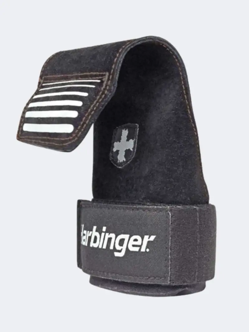 Harbinger Lifting Grip For Fitness – Unisex Black Hand Grips 1