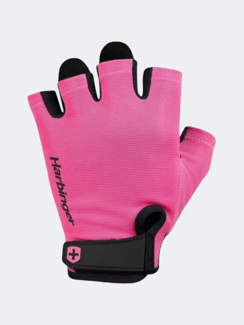 Harbinger Power 2 Unisex Training Gloves – Pink & Black 1