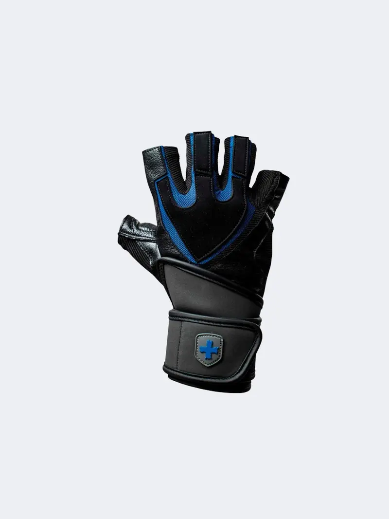 Harbinger Train Grip Ww – Women’S Fitness Gloves – Black & Blue 1