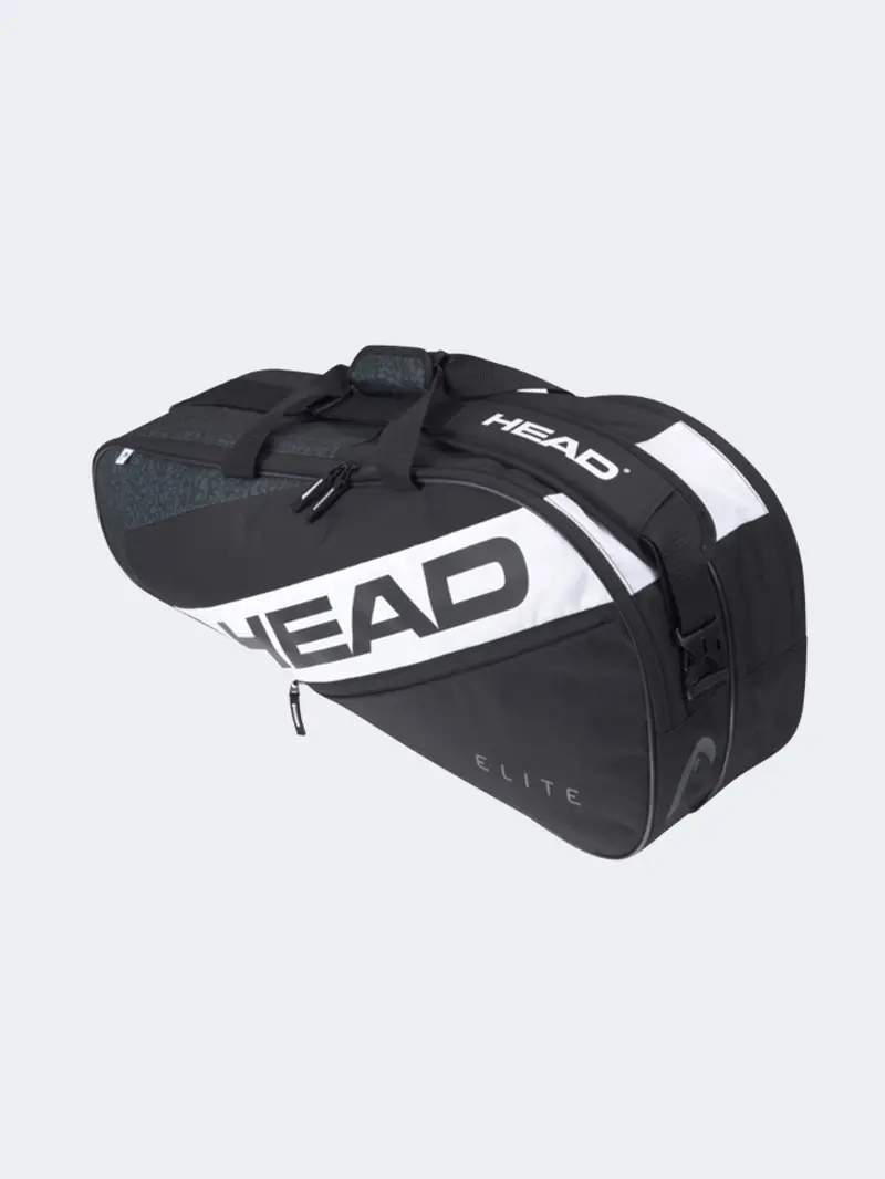 Head Elite 6R Tennis Racket Bag – Black & White 1