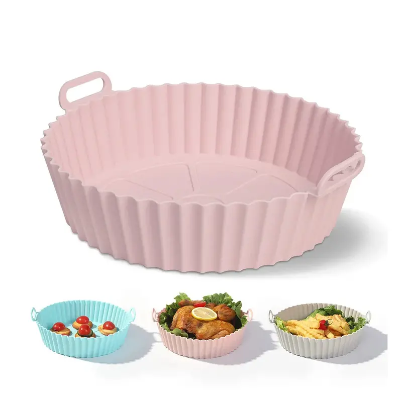 Heat-Resistant Silicone Air Fryer Liner Pot 1