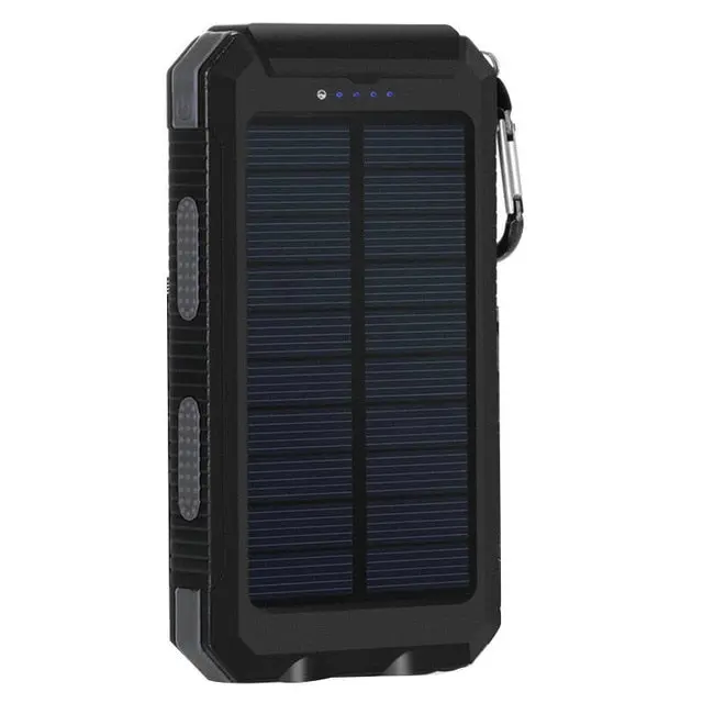 High-Capacity Solar-Powered External Battery Pack 1