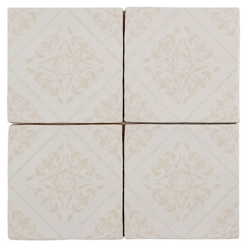 Honey Tan Salvador Satin Ceramic Tile 5X5 In. Decorative Accent 1