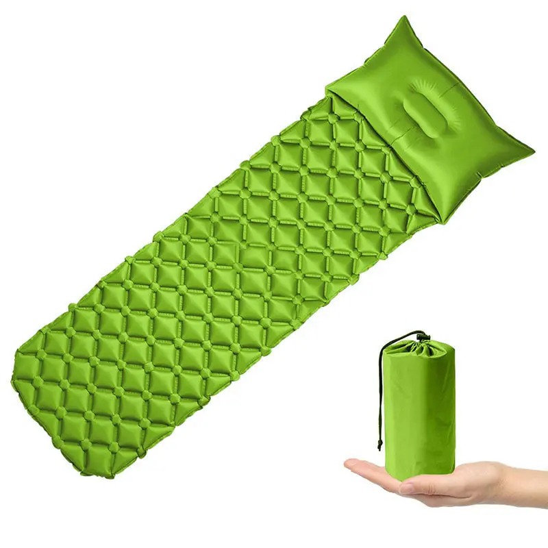 Inflatable Sleeping Pad – Lightweight Camp Bed For Travelers 1