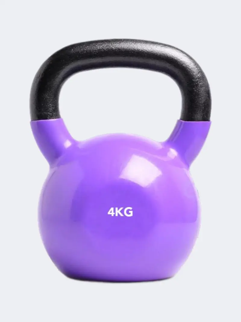 Irm-Fitness Factory Neoprene-Coated Kettlebell – 4 Kg, Purple 1