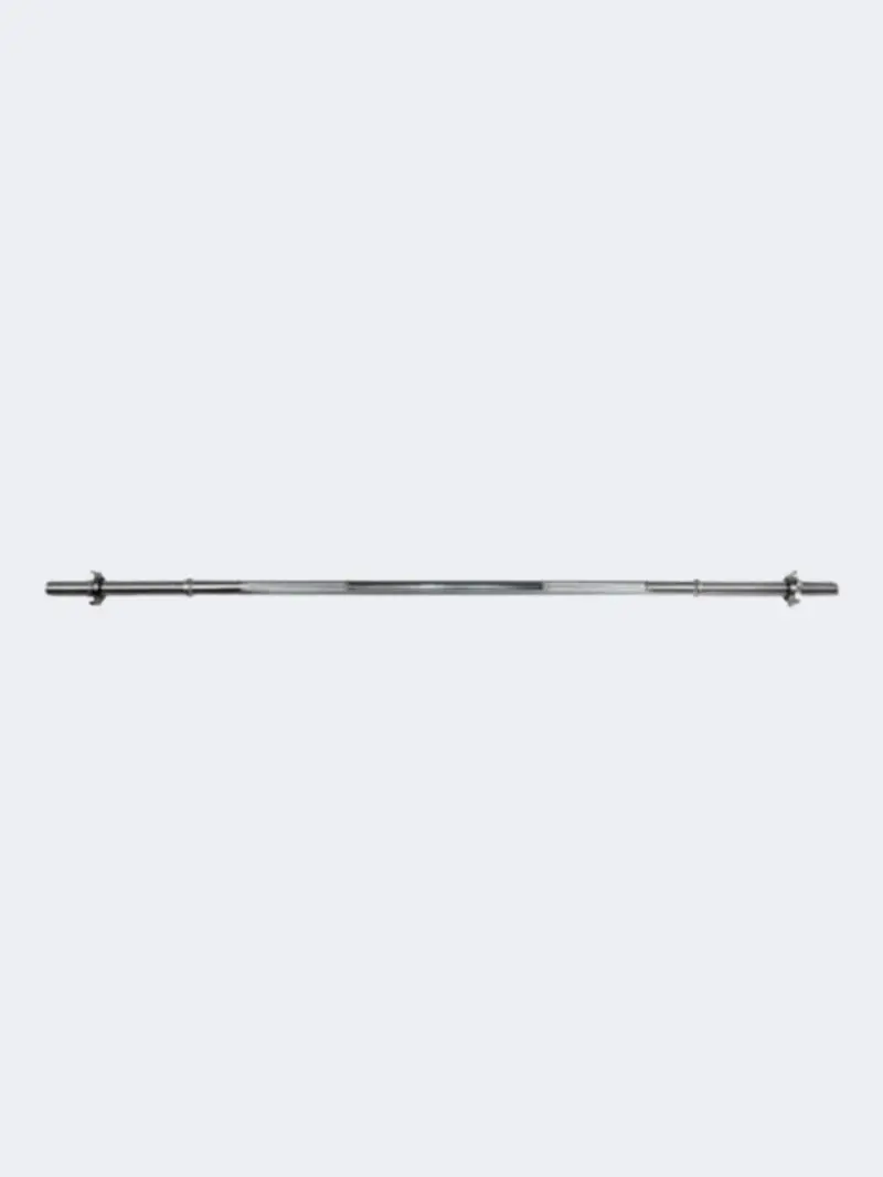 Irm-Fitness Standard Threaded Barbell Rod – 60 Cm × 1500 Mm, Silver Plated 1