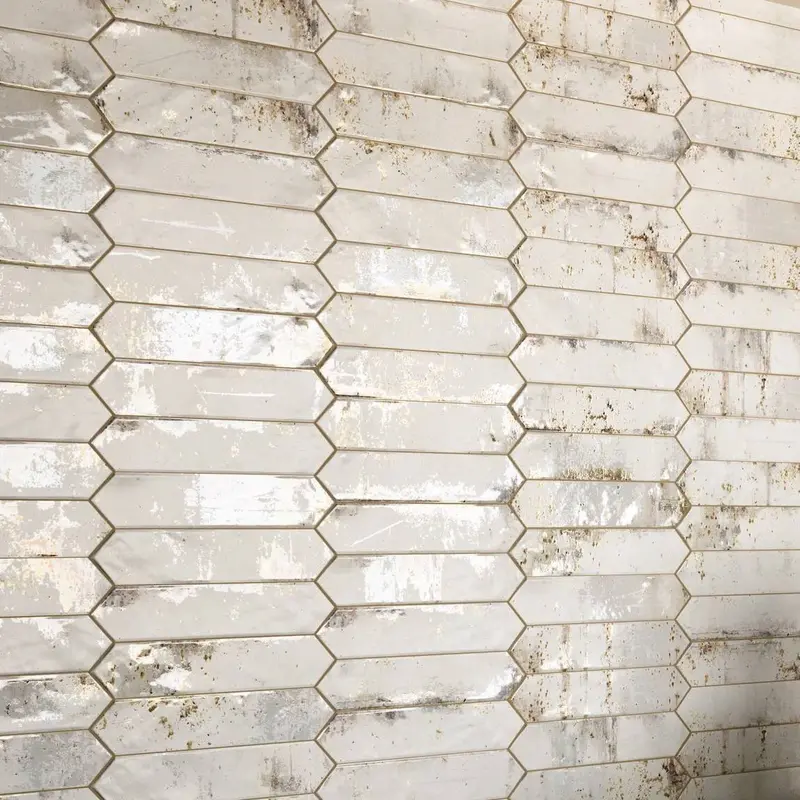 Iron Picket-Style Subway Tile – 2 In X 10 In Distressed Ceramic 1