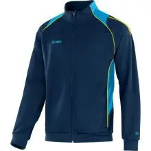 Jako Attack Vest For Adults – Navy, Turquoise, And Lemon Yellow 1