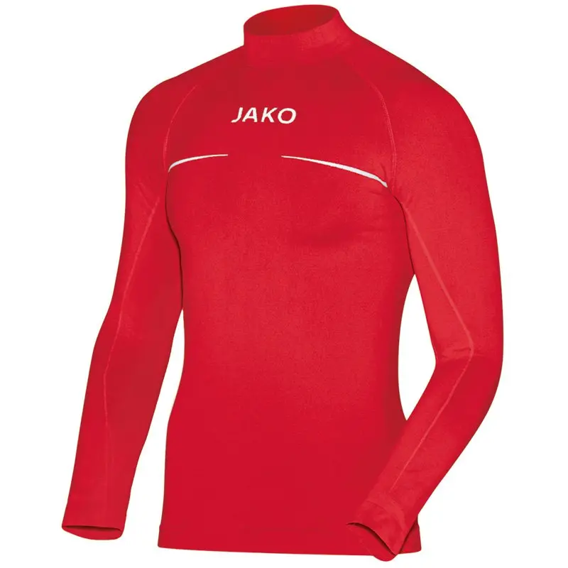 Jako Men'S Comfort Stand-Up Collar Shirt – Red (Size 116–Xxl) 1