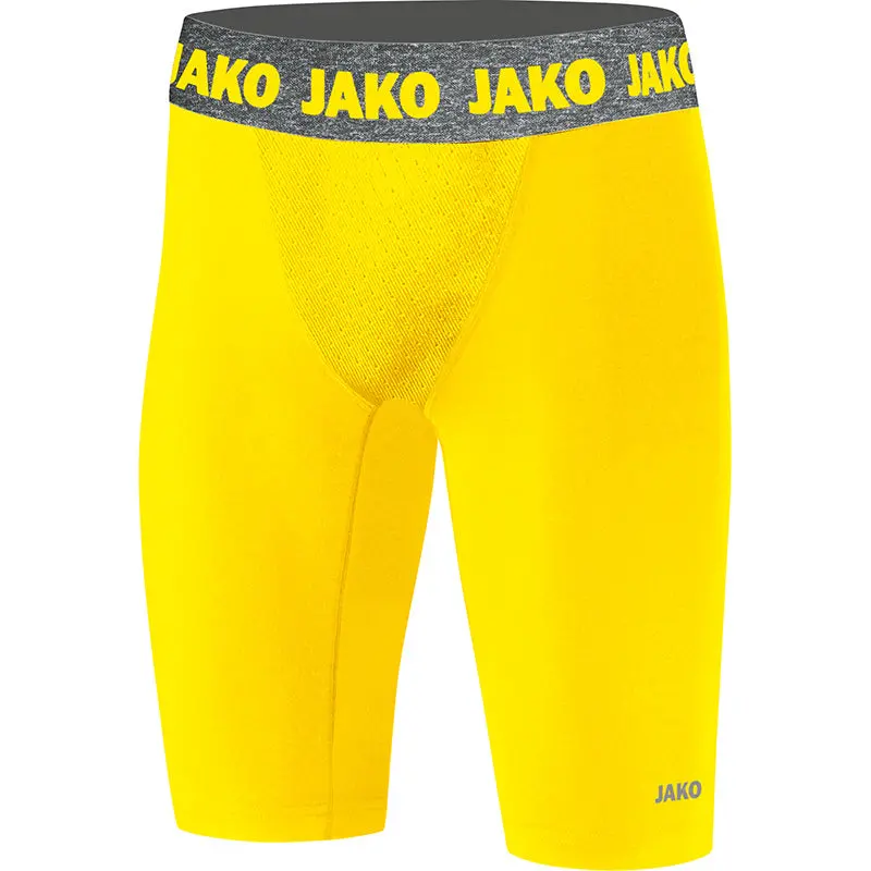 Jako Men'S Compression Short Tights – Yellow (Sizes S–Xxl) 1