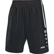 Jako Turin Senior Soccer Shorts – Black/White 1
