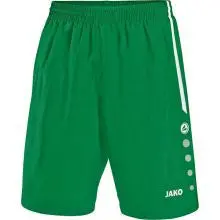 Jako Turin Senior Soccer Shorts – Sport Green/White 1