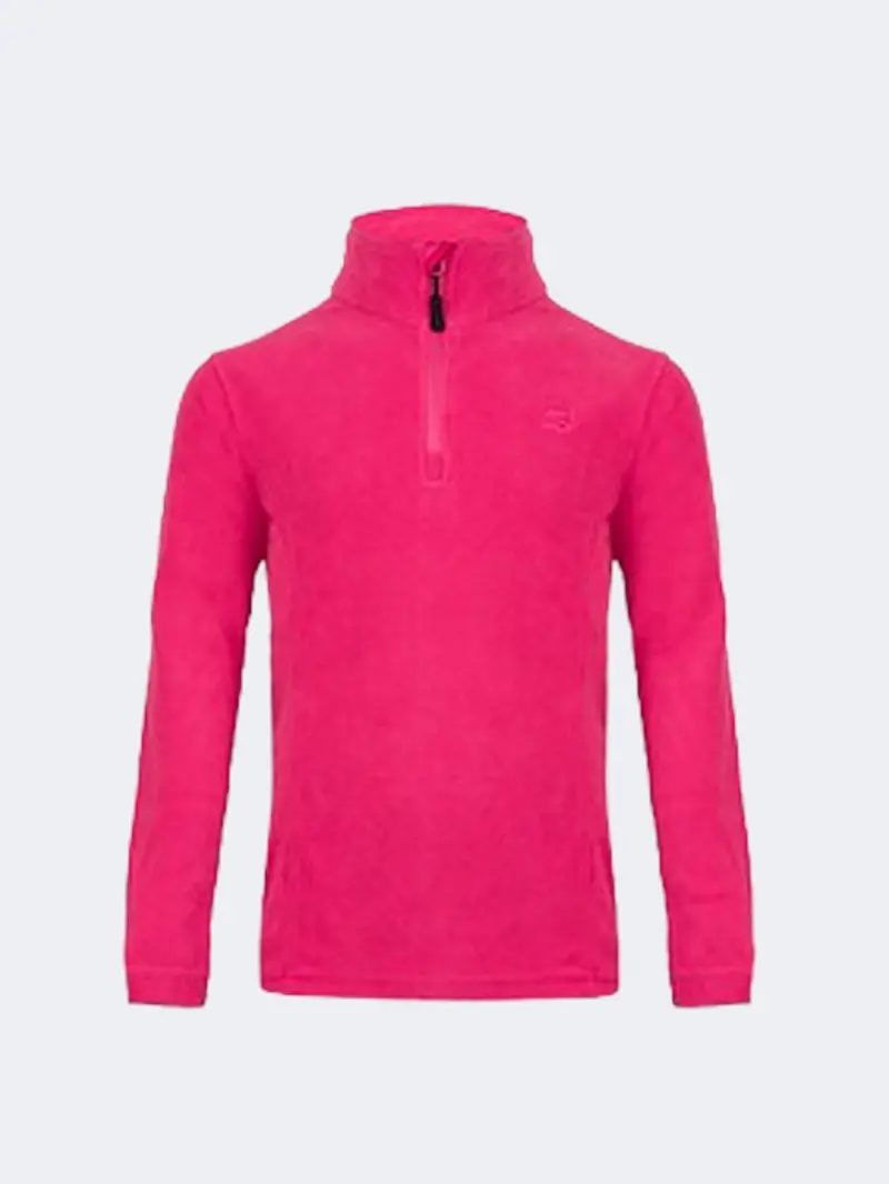 Kids' Fuchsia Soft Ski Fleece – Comfortable Youth Winter Top 1