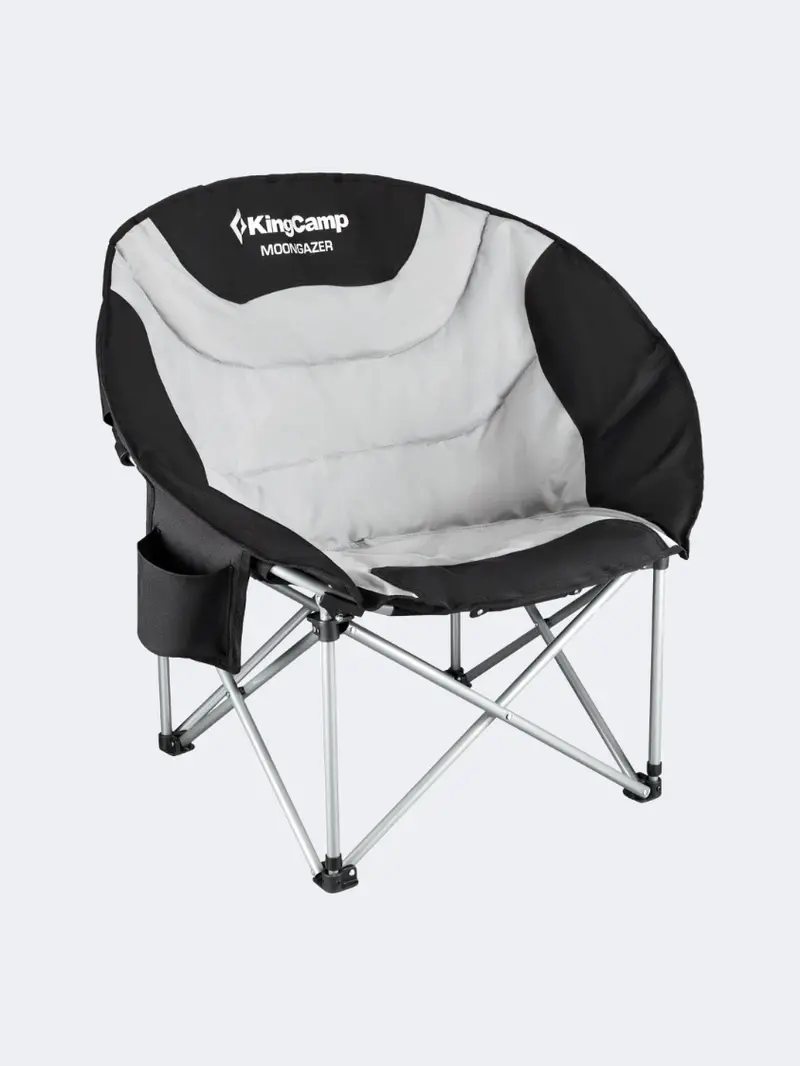King Camp C10 Portable Outdoor Chair – Cherry Black & Medium Grey 1